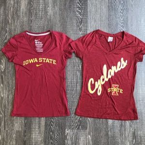 2 IOWA STATE CYCLONE Shirts